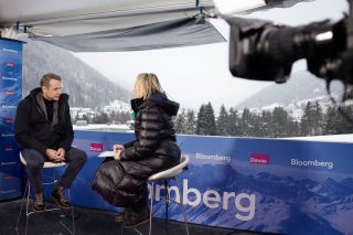 kyriakos davos bloomberg
